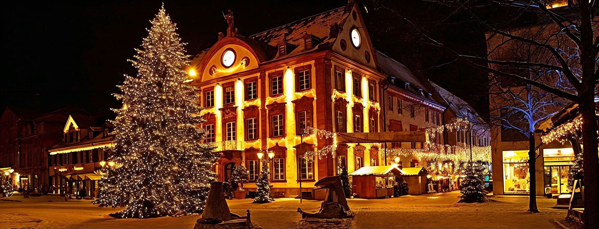 Weihnachten Stadt Offenburg | Wohnbau Offenburg